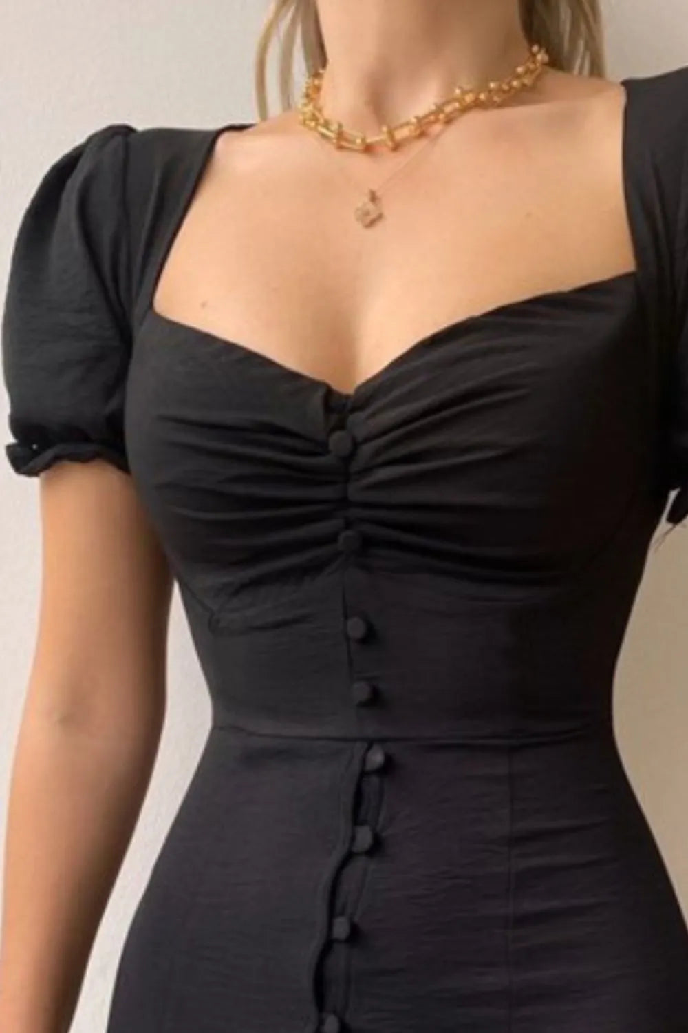 Sweetheart Neck Short Sleeve Dress Summer dress Luxurious Weddings