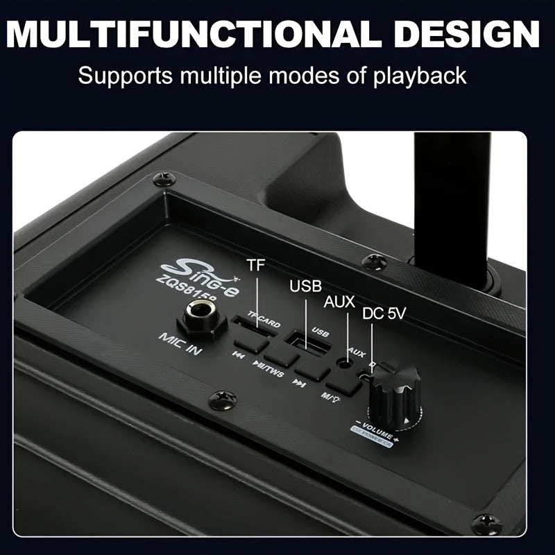 Powerful Trolley Wireless Speaker with RGB Lighting speakers Luxurious Weddings