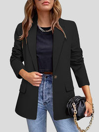 Lapel Collar Long Sleeve Blazer blazers Luxurious Weddings