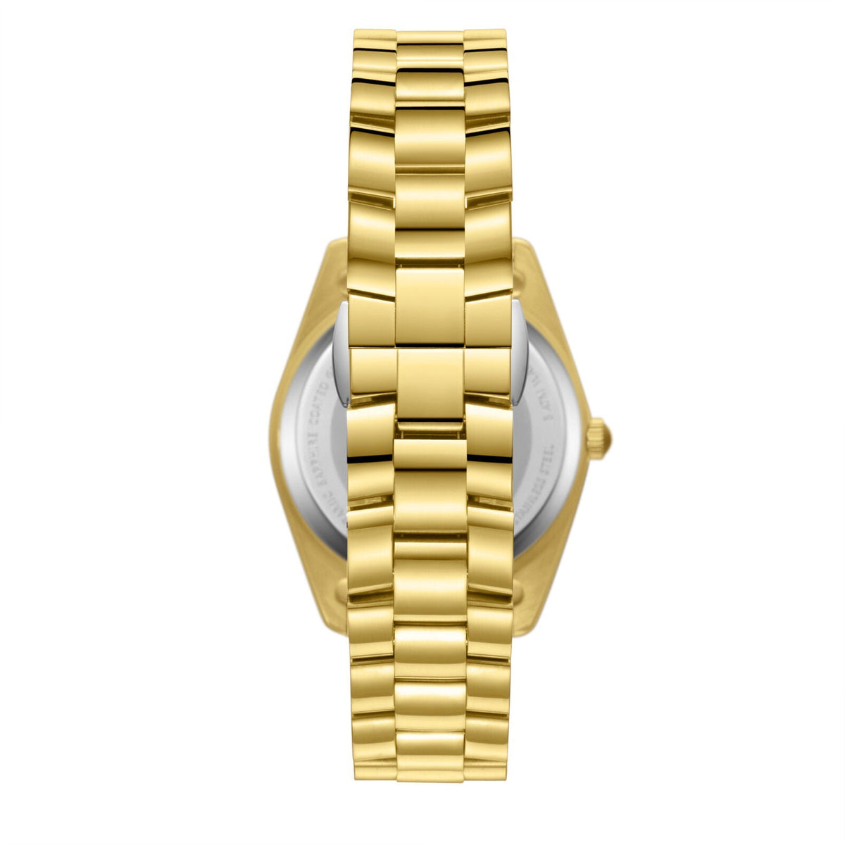 Beverly Hills Polo Club Gold Ladies Watch - BP3833X.120 back view showcasing the elegant design and gold bracelet.