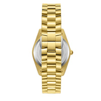 Beverly Hills Polo Club Gold Ladies Watch - BP3833X.120 back view showcasing the elegant design and gold bracelet.