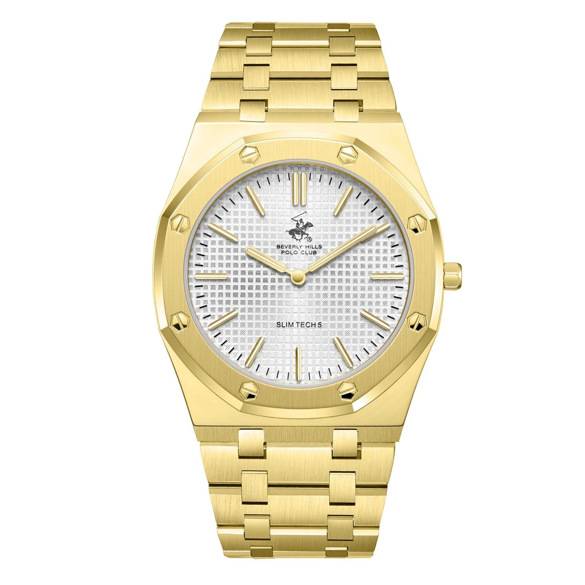 Beverly Hills Polo Club Gold Men's Watch - BP3825X.130 stylish designer watch for luxurious events and weddings.