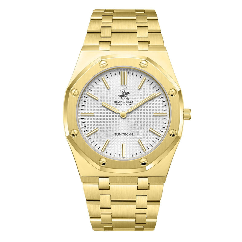 Beverly Hills Polo Club Gold Men's Watch - BP3825X.130 stylish designer watch for luxurious events and weddings.