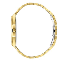 Beverly Hills Polo Club Gold Men's Watch - BP3825X.130 side view showcasing its luxurious design and gold finish.