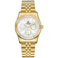 Beverly Hills Polo Club Gold Stainless Steel Ladies Watch - BP3169C.121, a luxurious designer watch with a gold finish.