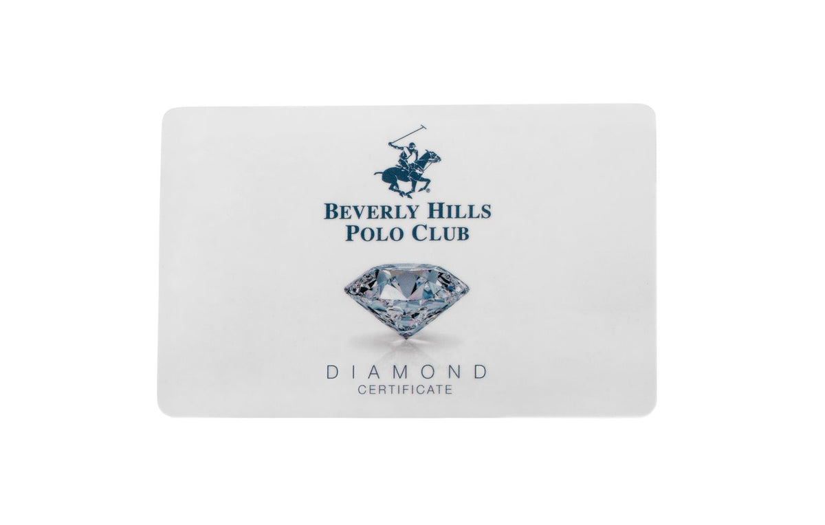 BEVERLY HILLS POLO CLUB Women’s Stainless Blue Dial Diamond Watch – BP3568X.390 diamond certificate from Beverly Hills Polo Club.