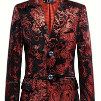 Boys Floral Suit Jacket Luxurious Weddings