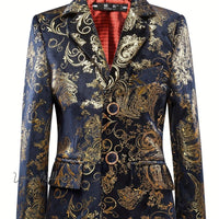 Boys Floral Suit Jacket Luxurious Weddings