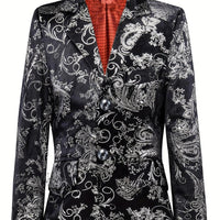 Boys Floral Suit Jacket Luxurious Weddings