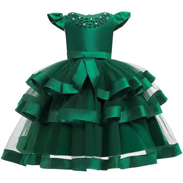 Elegant Tutu Princess Dress girls dresses Luxurious Weddings