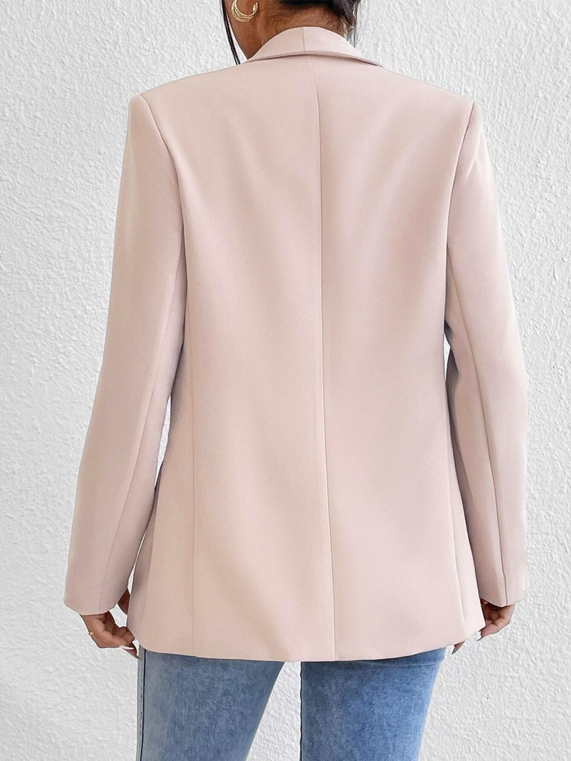 Shawl Collar Long Sleeve Blazer Blazer Luxurious Weddings