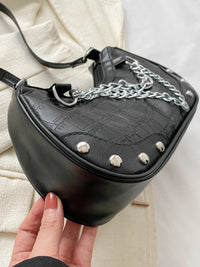 Chain PU Leather Shoulder Bag Handbags Luxurious Weddings