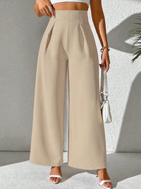 Wide Leg High Waist Pants Pants Luxurious Weddings