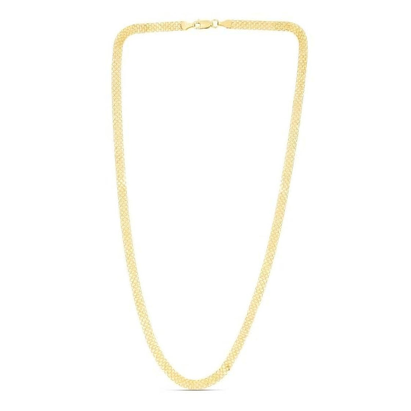 14K 4.7mm Bismark Chain Necklace Jewellery Luxurious Weddings