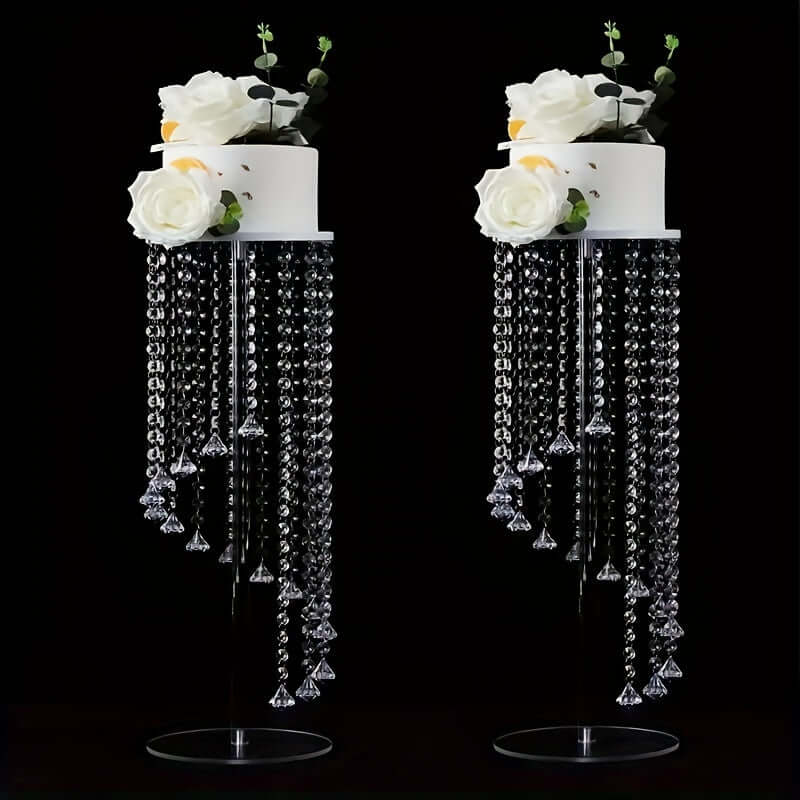 Elegant Clear Acrylic Floral Centerpiece Stand Home Decor Luxurious Weddings