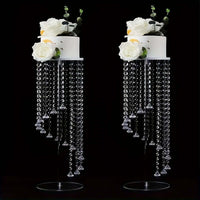 Elegant Clear Acrylic Floral Centerpiece Stand Home Decor Luxurious Weddings
