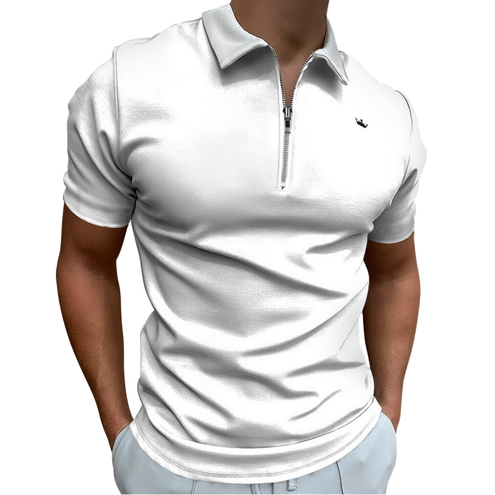 Men's Polo Shirt by Luxurious | White polo Luxurious Weddings