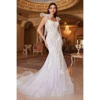 Beatrice Lace Corset Mermaid Gown Wedding Dress Luxurious Weddings