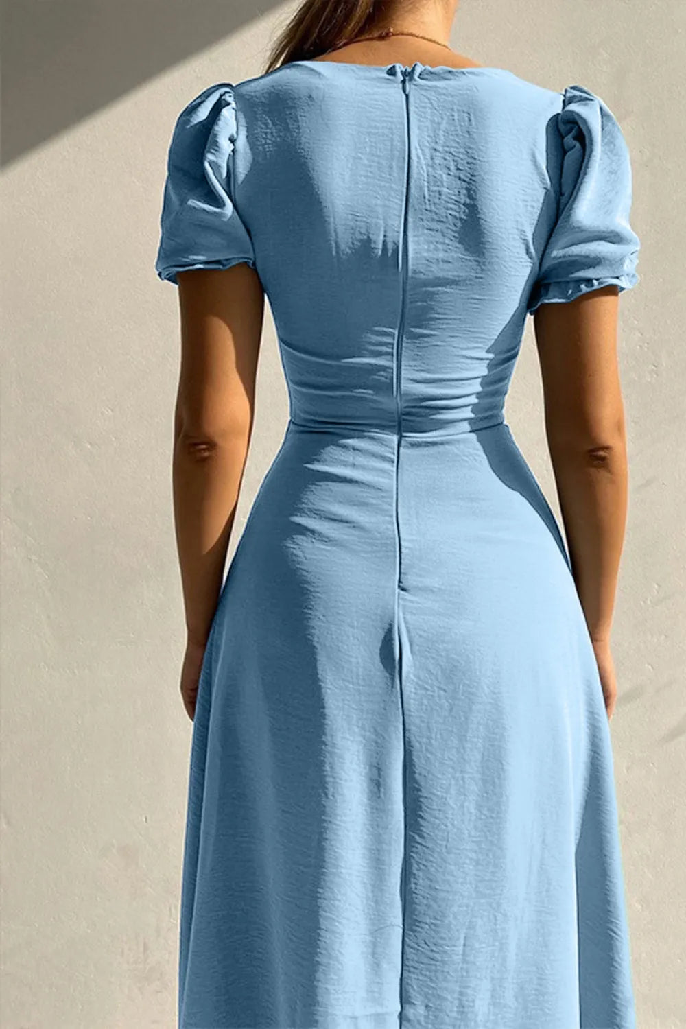 Sweetheart Neck Short Sleeve Dress Summer dress Luxurious Weddings