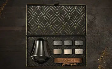 The Connoisseur's Set - Whiskey Stones & Crystal Nosing Tasting Glass Luxurious Weddings