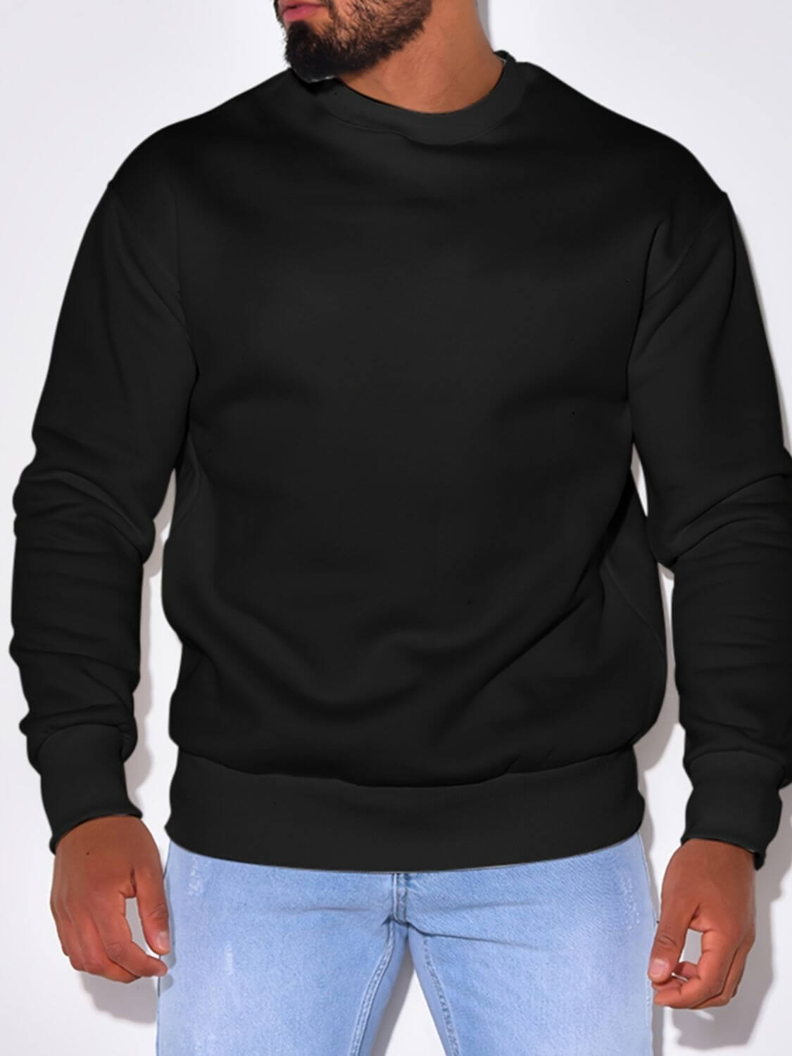 Men's Plus Size Round Neck Sweatshir Men's Sweatshirts Luxurious Weddings