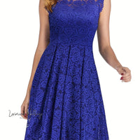 Chic Lace Sleeveless Dress - Spring/Summer/Fall - Luxurious Weddings Luxurious Weddings