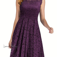 Chic Lace Sleeveless Dress - Spring/Summer/Fall - Luxurious Weddings Luxurious Weddings