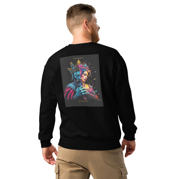 Her Majesty His Majesty Crew neck sweatshirt Luxurious Weddings