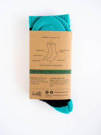 Organic Cotton Lite Crew Sock - Chevron Strike