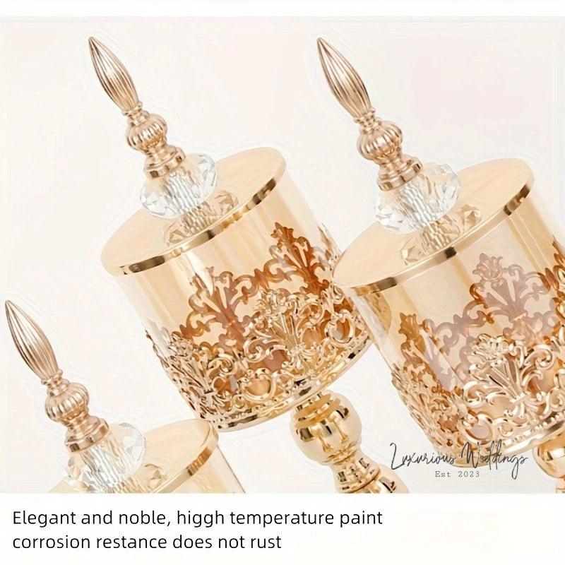 Crystal Glass Jar - Elegant Wedding Centerpiece & Decor - Luxurious Weddings