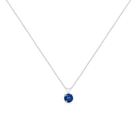 10K White Gold 1/4ct Lab Grown Blue Diamond Pendant Necklace necklace Luxurious Weddings