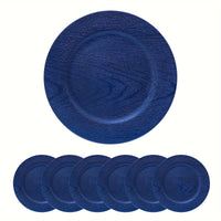 24pcs Dark Blue Elegant Charger Plates Set Charger Plates Luxurious Weddings