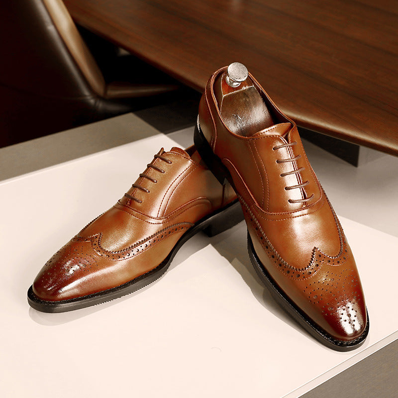Men's Leather Oxford Shoes