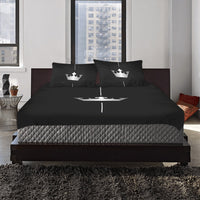 3-Piece Crown Bedding Set Luxurious Crown Duvet Luxurious Weddings