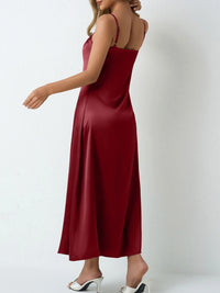 Satin Cowl Neck Cami Dress Bridesmaid Dresses Luxurious Weddings