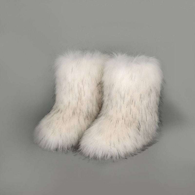 Thermal Fuzzy Platform Boots boots Luxurious Weddings