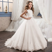 Children's Wedding Dress Dress Lace Puff Princess Dress Luxurious Weddings