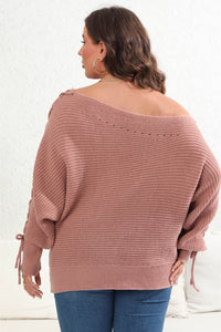 Plus Size One Shoulder Beaded Sweater Plus Size Luxurious Weddings