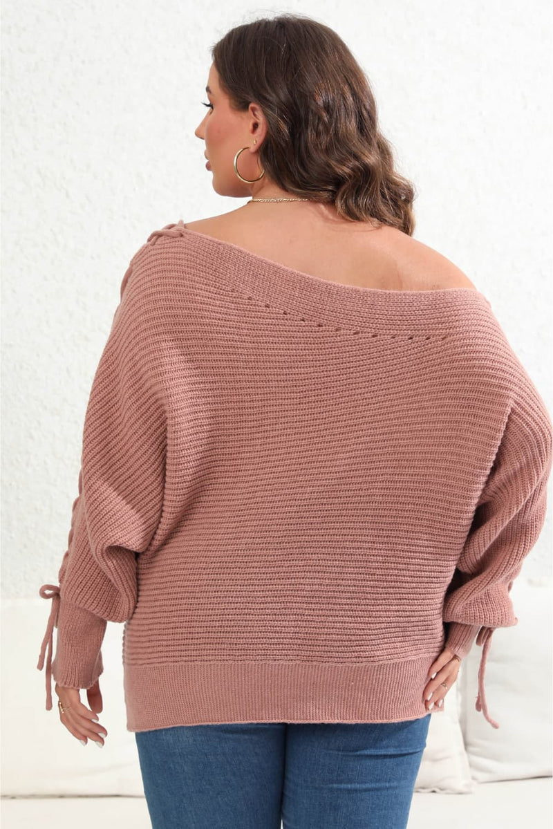 Plus Size One Shoulder Beaded Sweater Plus Size Luxurious Weddings