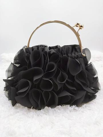 Three-Dimensional Flower Handbags Luxurious Weddings