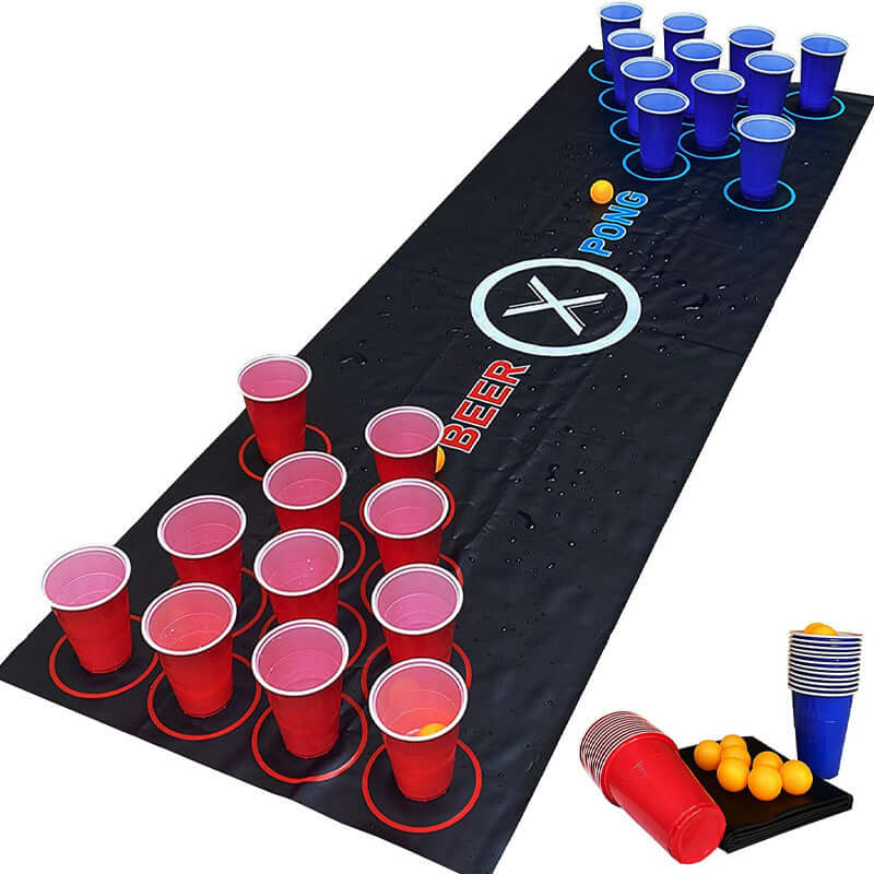 Adult Beverage Table Game Set - Beer Pong Games Luxurious Weddings