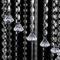 Elegant Clear Acrylic Floral Centerpiece Stand Home Decor Luxurious Weddings