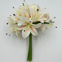 Artificial Lilies – Bulk | Yellow Artificial Lillies Luxurious Weddings