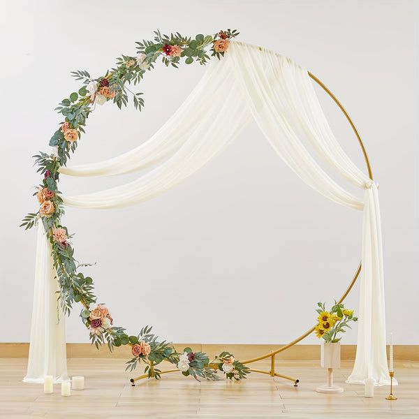 Silk Drappings Create Your Perfect Wedding with Our Arch Hanging Fabric Luxurious Weddings