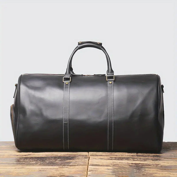 Men's Genuine Leather Tote Travel Bag Travel Bag Luxurious Weddings