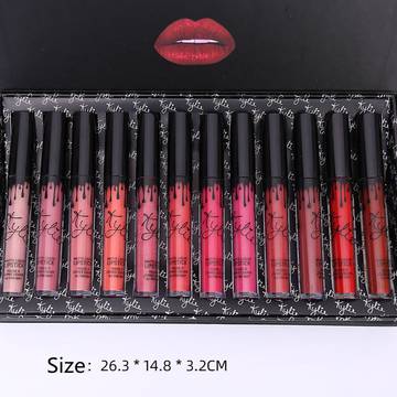 Lip Gloss 12pc Set Liquid Lipstick Luxurious Weddings