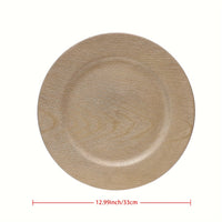 40pcs Elegant Round Plastic Charger Plates Tableware Luxurious Weddings