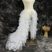 Elegant Bridal Wedding Petticoat for Women - Layered Tulle Mesh, Polyester, Hand Wash Only Luxurious Weddings