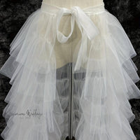 Elegant Bridal Wedding Petticoat for Women - Layered Tulle Mesh, Polyester, Hand Wash Only Luxurious Weddings