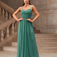 Elegant Solid Chiffon Dress for Weddings, Bridesmaids, and Formal Events Luxurious Weddings